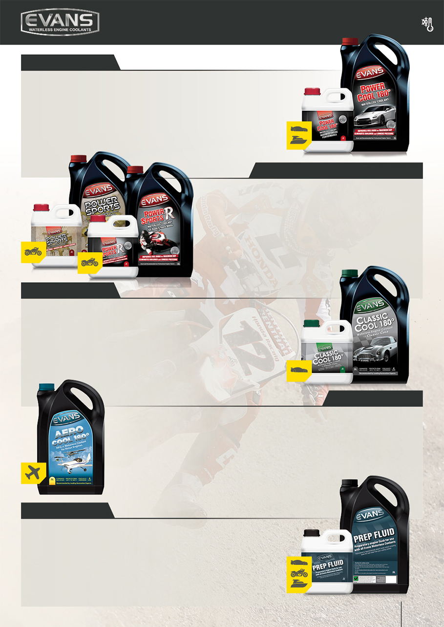 Refrigeranti senz'acqua Evans Waterless Engine Coolants