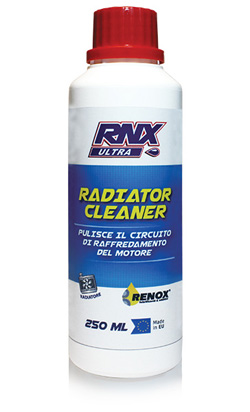 Radiator Cleaner pulisce i ciruciti di raffreddamento del motore