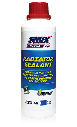 Radiator Sealant ferma le perdite nei ciruciti di raffreddamento del motore