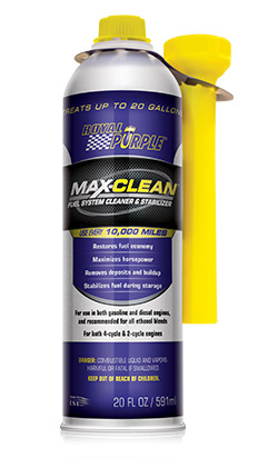 Max-Clean di Royal Purple è un additivo per la pulizia dei sistemi di alimentazione del combustibile