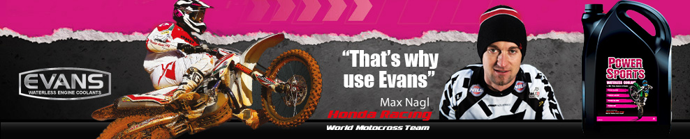 Evans Powersports - la scelta dell'Honda World Motocross Team e di Max Nagl