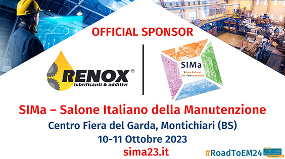 Renox è presente al SIMa 2023 - Salone Italiano della Manutenzione