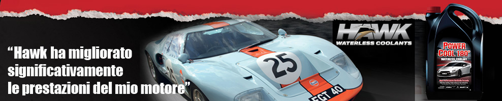 Hawk Power Cool 180° - Hawk Waterless Coolants ha migliorato significativamente le prestazioni del mio motore