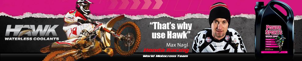 Hawk Powersports - la scelta dell'Honda World Motocross Team e di Max Nagl
